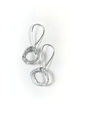 DAKIDAKI DESIGN Hagi Small Cutout Aluminium Earrings