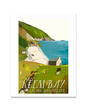 CONOR LANGTON Print A4- Keem Beach, Achill