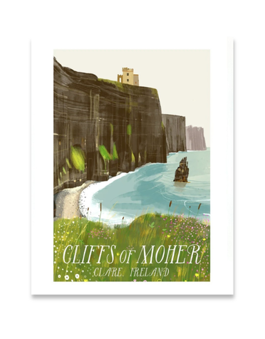 CONOR LANGTON Print A3 - Cliffs of Moher