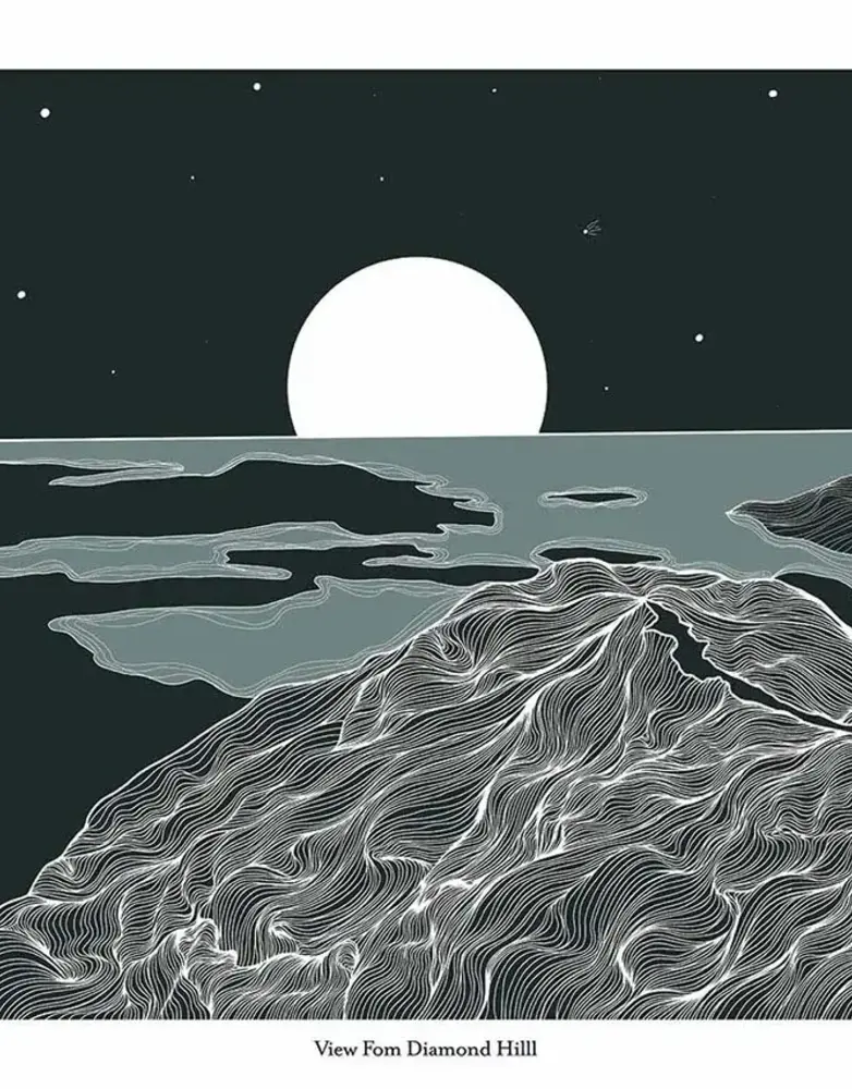 EMILY MC KEAGNEY Print A3 - View from Diamond Hill