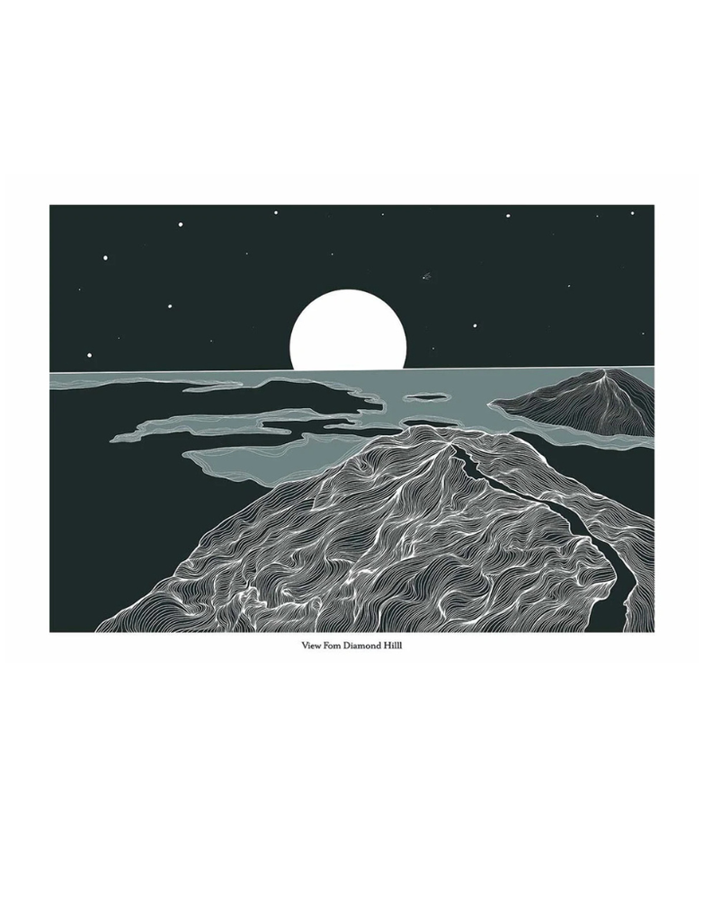 EMILY MC KEAGNEY Print A3 - View from Diamond Hill