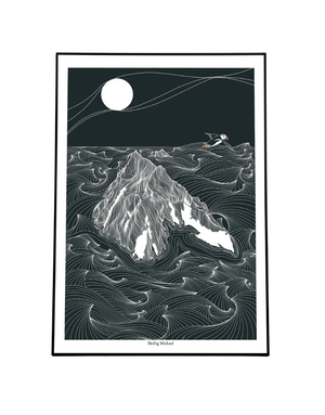 EMILY MC KEAGNEY Print A4 -Skellig Michael