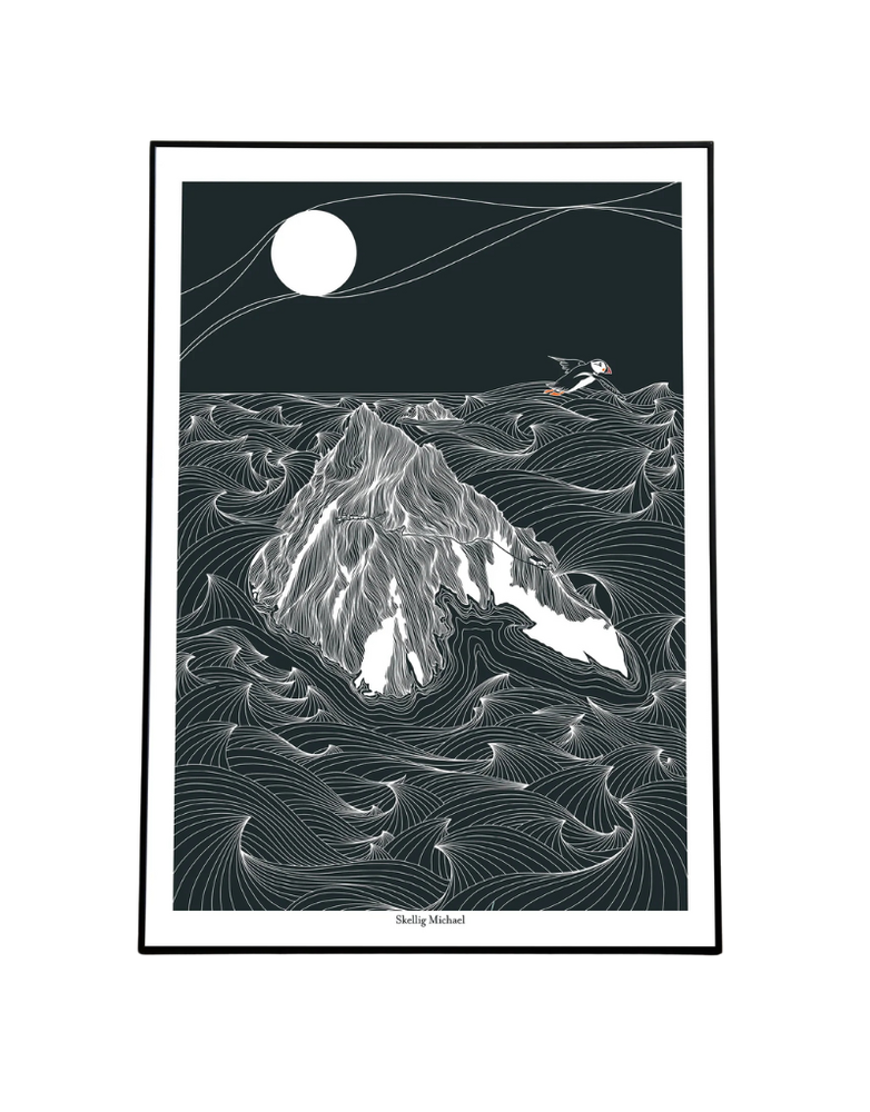 EMILY MC KEAGNEY Print A4 -Skellig Michael