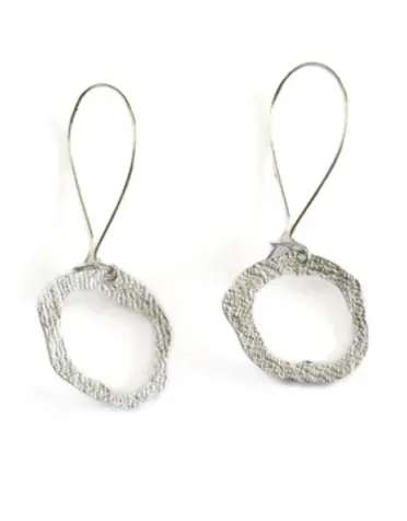 DAKIDAKI DESIGN Hagi Small Cutout Aluminium Earrings