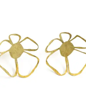 DAKIDAKI DESIGN Kenzo Brass Flower Earrings