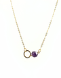 KAIKO STUDIO Amethyst  Delicate Necklace