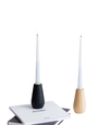 COOLREE DESIGN Medium Spun Candle Holder - Ebonised Ash