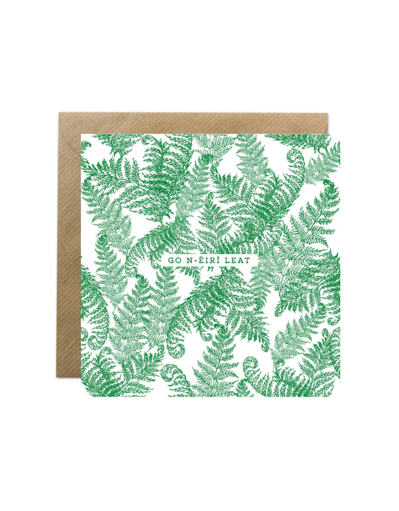 BOLD BUNNY Card- Go N-Éirí Leat