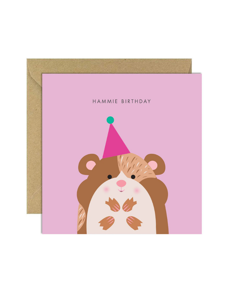 BOLD BUNNY Card - Hammie Birthday