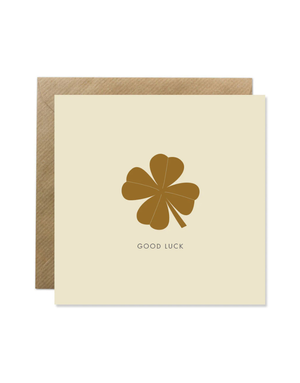 BOLD BUNNY Card - Good Luck