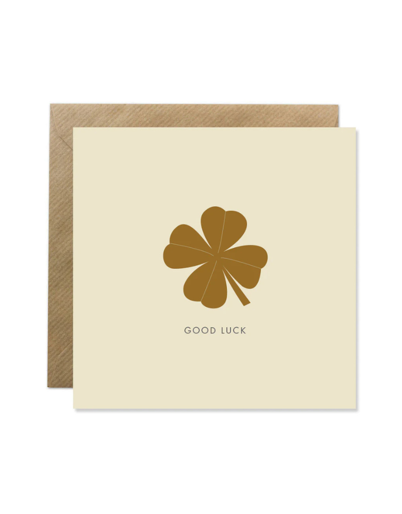 BOLD BUNNY Card - Good Luck