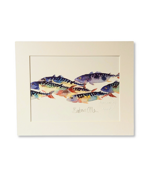 BARBARA ALLEN Mackerel Sky Print- A5