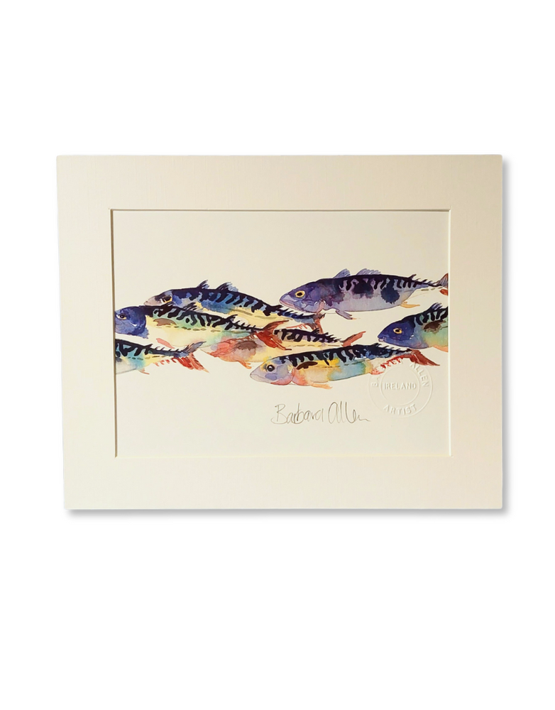 BARBARA ALLEN Mackerel Sky Print- A5