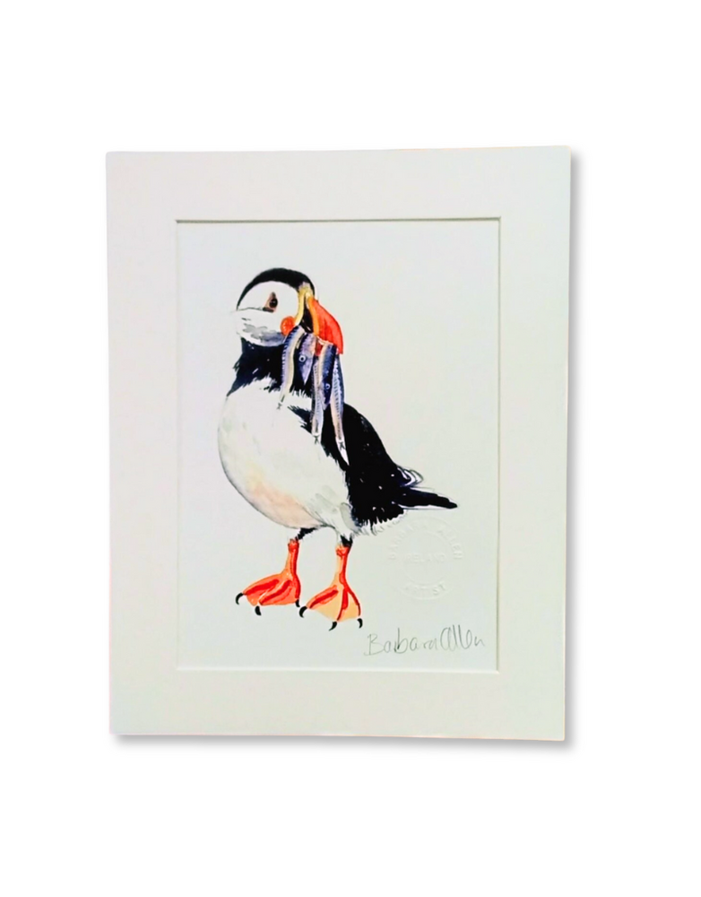 BARBARA ALLEN Puffin Print- A5