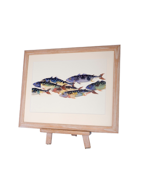 BARBARA ALLEN Mackerel Sky Print-A3