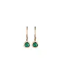 MARY K Gold Green Onyx  Droplet Earrings