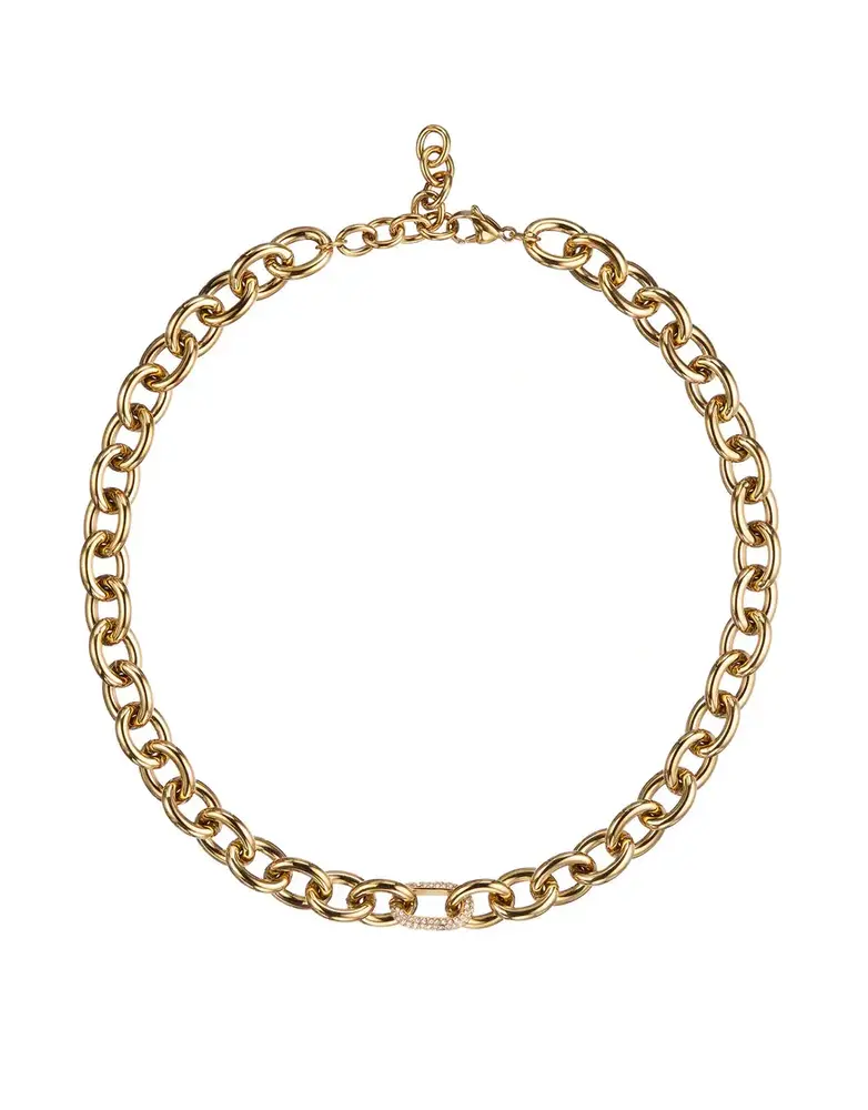 MARY K Gold Prism  Necklace