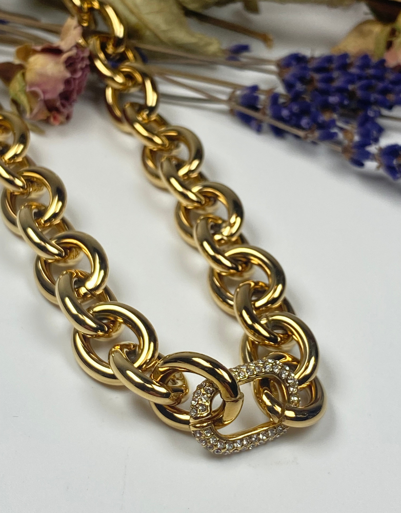 MARY K Gold Prism  Necklace