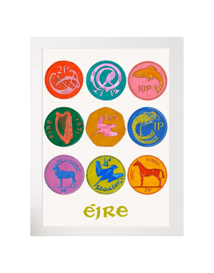 MAUDS STUDIO Print A4- Coins Colour