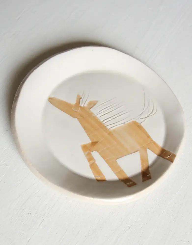 KARO ART Plate Tiny - Horse
