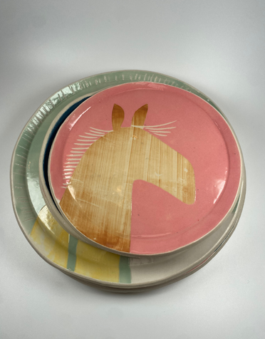 KARO ART Plate Small - Horse