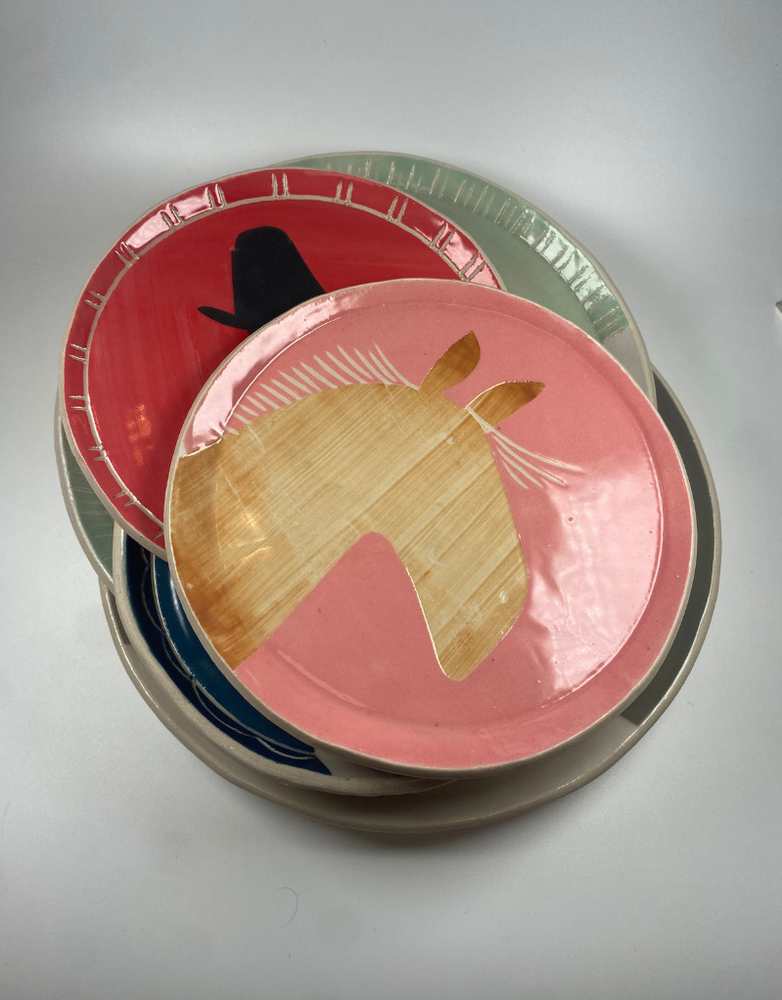 KARO ART Plate Small - Horse
