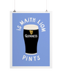 YELLOW LION STUDIO A4 Print - Is Maith Liom Pints