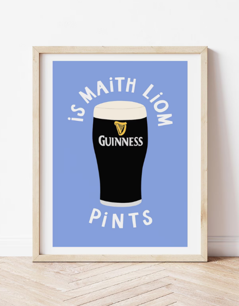 YELLOW LION STUDIO A3 Print - Is Maith Liom Pints