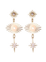 ANGELA D'ARCY Sunbeam Northern Star Earrings