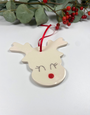 MAPLE TREE POTTERY Ceramic Christmas Decoration - Rudolph