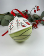 KARO ART Porcelain Bauble Decoration - Robin