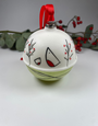 KARO ART Porcelain Bauble Decoration - Robin