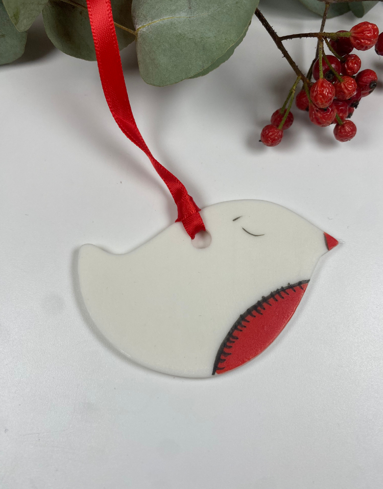 KARO ART Porcelain Decoration - Robin