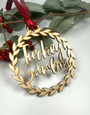 MY SHOP COLLECTION Wooden Decoration - Wreath Turkey Sambos