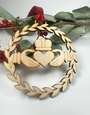 MY SHOP COLLECTION Wooden Decoration - Wreath Claddagh
