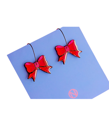 NAOI Bow Hoop Earrings