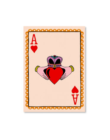 MAUDS STUDIO Print A3- Claddagh Ace