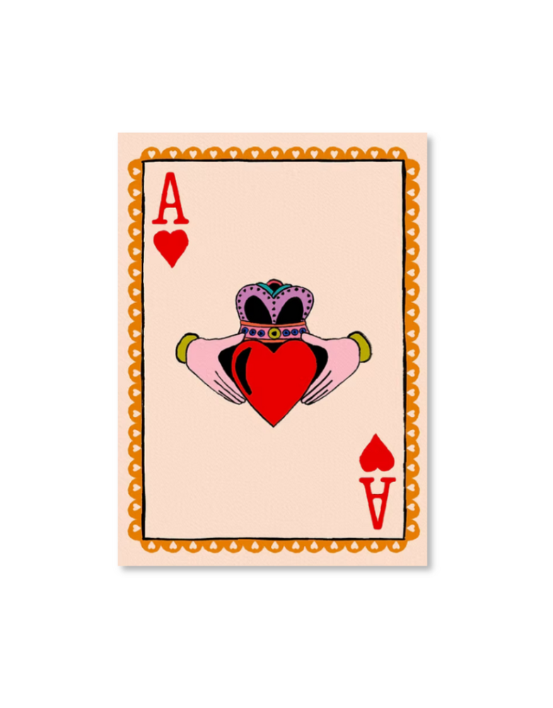MAUDS STUDIO Print A4 - Claddagh Ace