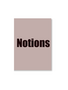 MY SHOP COLLECTION Notebook - Notions