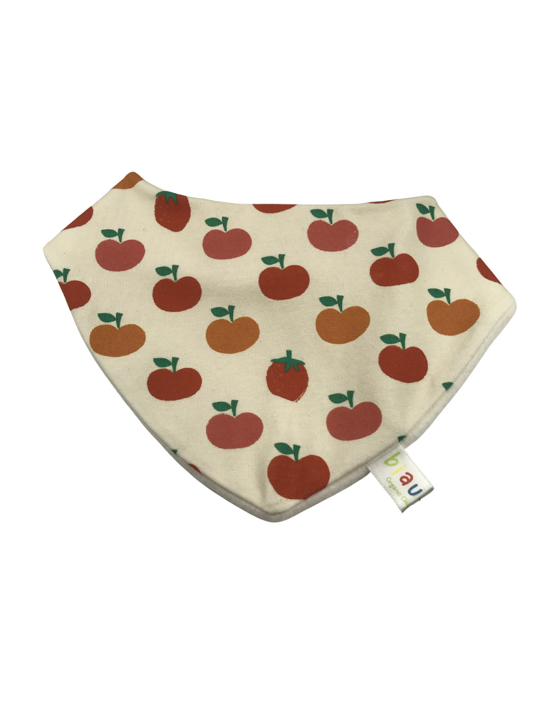 BIAUBIAU Apples - Organic Cotton Dribble Bib