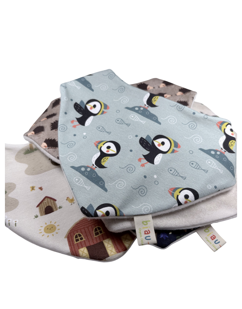 BIAUBIAU Dribble Bibs- Donkeys