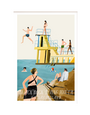 CONOR LANGTON Print A4- Blackrock Diving Tower