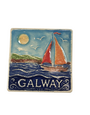 CERAMIC ART Galway Hooker Magnet