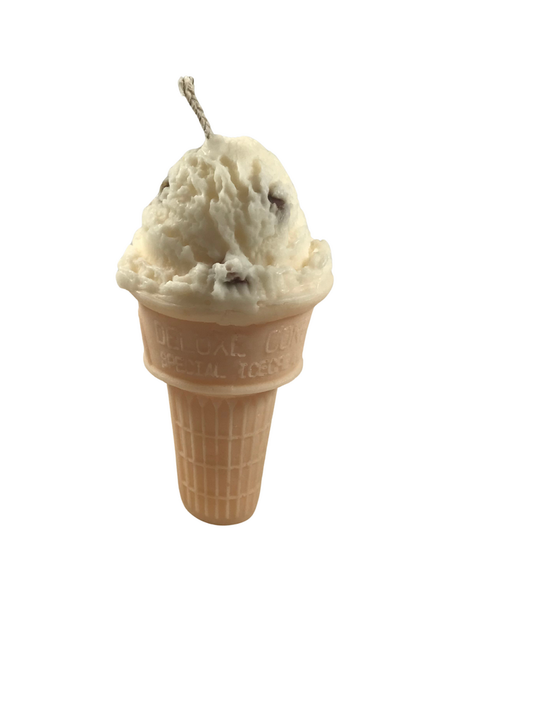 FLAMING FIGURES Soy Candle- Ice Cream Cone