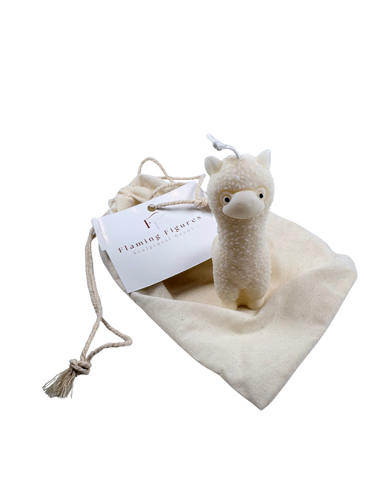 FLAMING FIGURES Soy Candle- Alpaca
