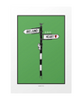 CLOVER RUA A4 Print - Ireland Signpost