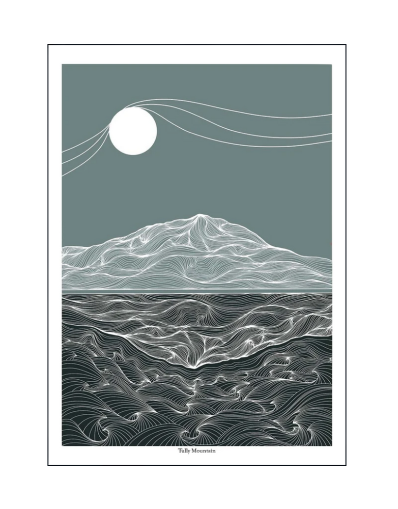 EMILY MC KEAGNEY Print A4 - Tully Mountain