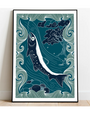 EMILY MC KEAGNEY Print A3 - Salmon of Knowledge Limited Edition