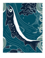 EMILY MC KEAGNEY Print A3 - Salmon of Knowledge Limited Edition