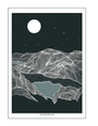 EMILY MC KEAGNEY Print A3 - Maumahoge Mountain